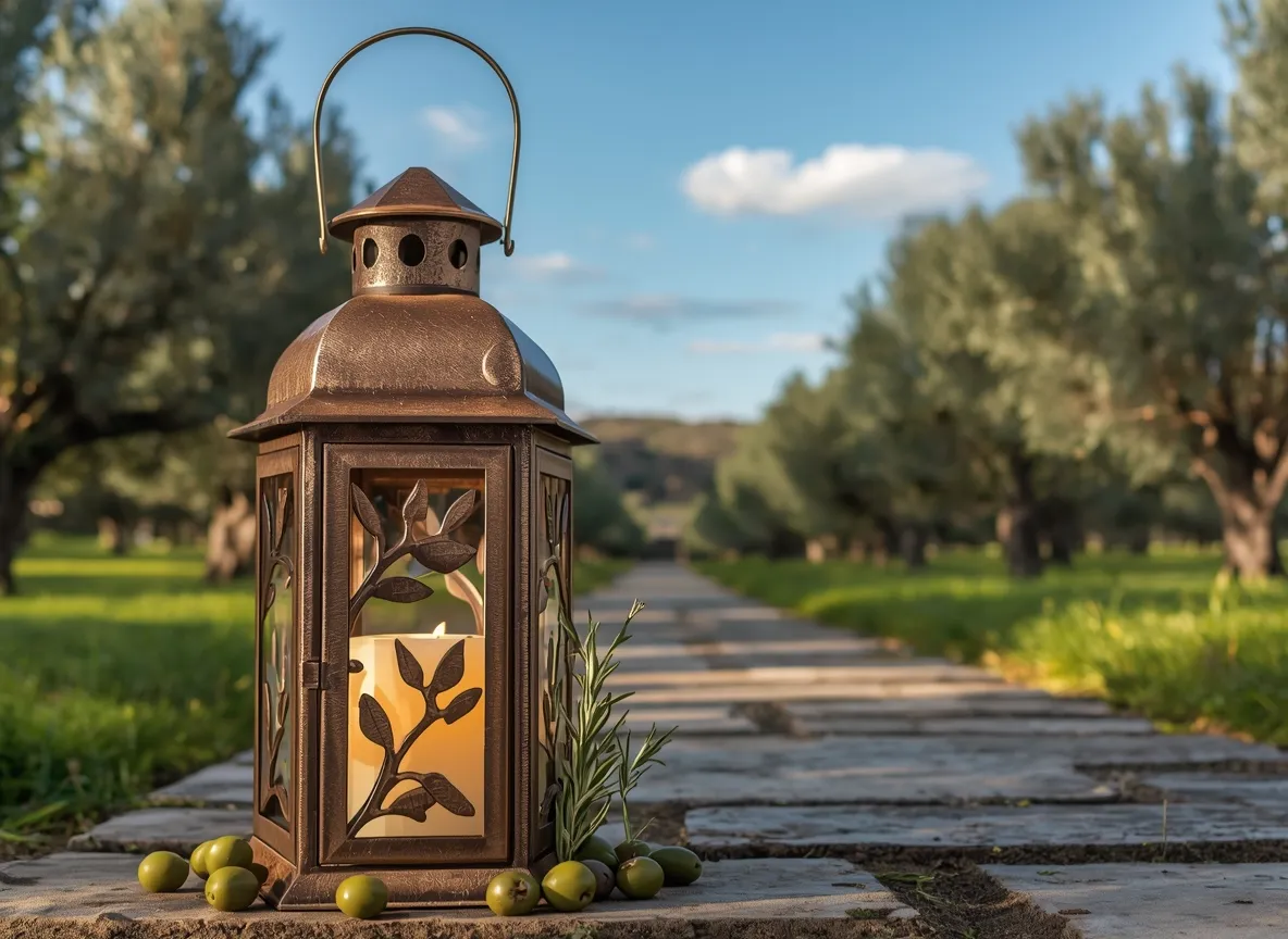 Olive grove lantern designed